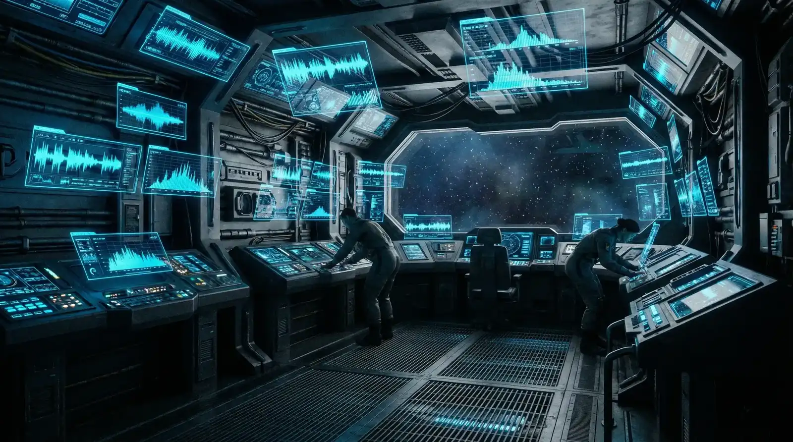 禁止的爱:善良的小峓子在钱止 深空探索科幻音效场景